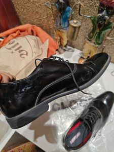 Men's Black Patent Leather Dress Shoes