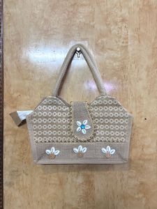 Boho Chic Jute Handbag