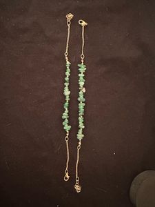 Green Aventurine  Anklets
