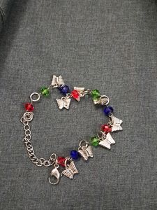 Combo Of Beautiful Crysta Hoops and Bracelet