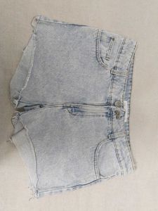 Light Wash Denim Shorts