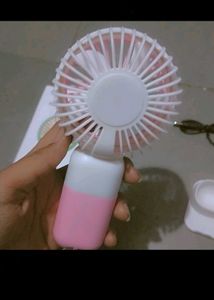 Mini Handheld Fan Buy Fastt🍓💜✨