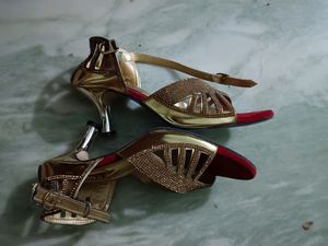 Red And Golden Sandal