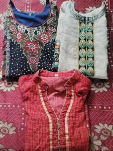 3 Women's Kurtas - Assorted Styles