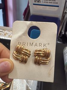 Primark Gold Tone Knot Earrings