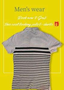 Striped Polo T-Shirt