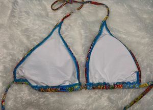 Boho Print Bikini Top &amp; White Skirt Set