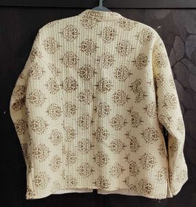 Quilted Button Down Jacket- Diwali 🎇🪔 Sale
