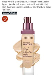 Hilary Rhoda High Definition Liquid Foundation