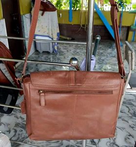 Brown Leather Crossbody Bag