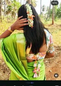 Beautiful Green Silk Saree