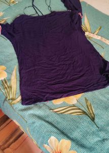 Stylish Navy Blue Tunic Top