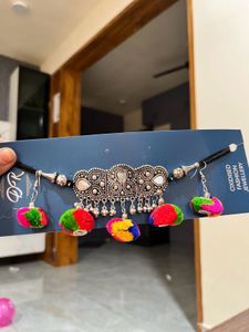 Handmade Durga Pendant Necklace Set