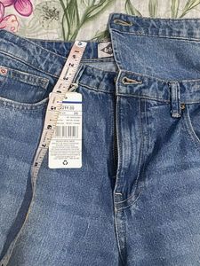 Women's Blue Wide Leg Jeans
