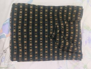 Elegant Black &amp; Brown Printed kurti | 3/4 S