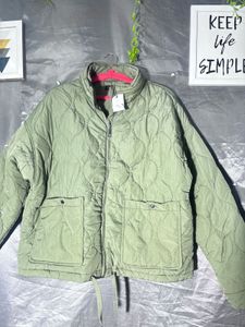 F&amp;F Quilted Green Jacket