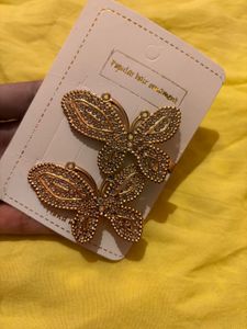 Chic Butterfly &amp; Feather Hair Clips