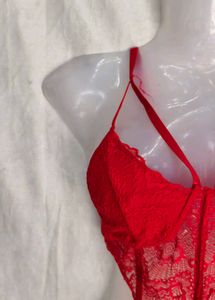 Stunning Red Lace corset
