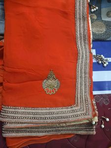 Party Wear Saree With Blouse