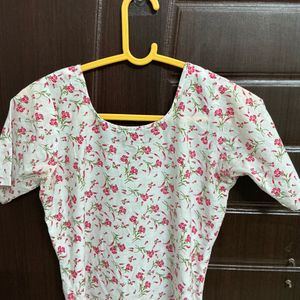 Floral Print Kurta