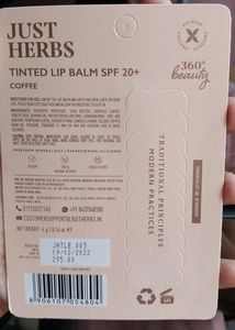 tinted lip balm