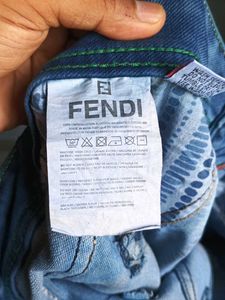 Fendi Jeans with Smiley Detail