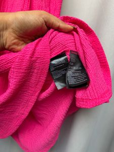H&amp;M Smocked Midi Dress