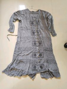 Front Button Top With Viscose Material