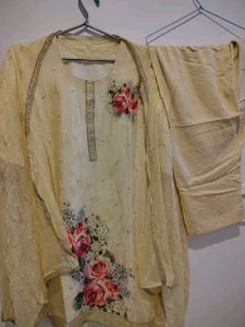 Floral Kurta Set with Dupatta