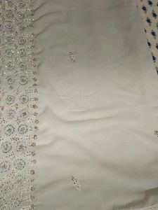 Elegant Embroidered Saree
