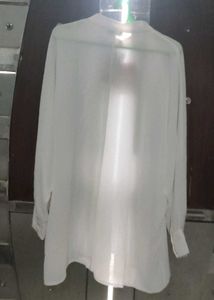 Elegant White Tunic Top