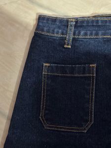 Denim Short Skirt
