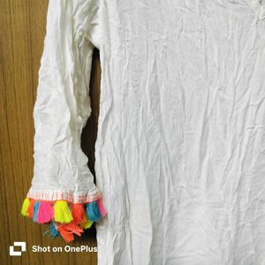 Boho White Dress