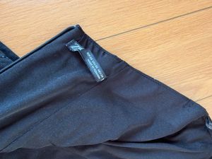 ZARA Pinstripe Strapless Mini Dress