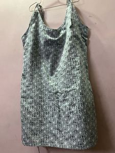 Boho Print Sleeveless Kurta