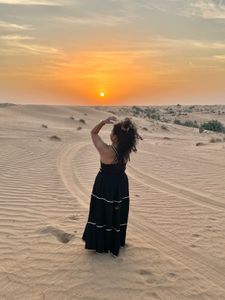 Elegant Black Tiered Maxi Dress