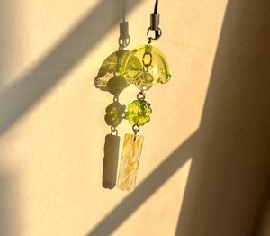 Japanese Beaded wind chime 🎐- green
