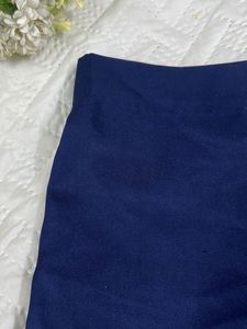 Navy Blue Mini Skirt