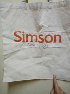 Asthetic Simson Tote Bag totally new 10/10