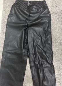 mango Faux Leather Pants