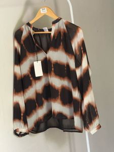 Printed Brown Blouse