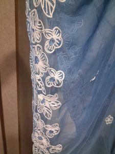 Blue Embroidered Kurta XL