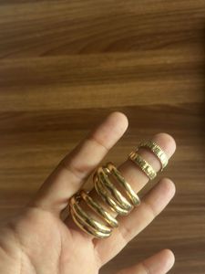 combo gold earrings