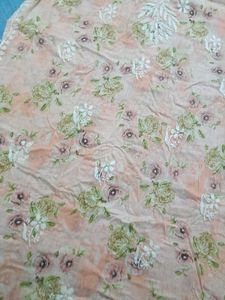 Floral Print Embroidered Kurta