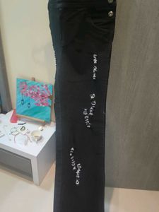 Black Denim Dungrees