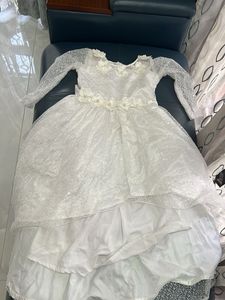 Stunning White frock with flowers