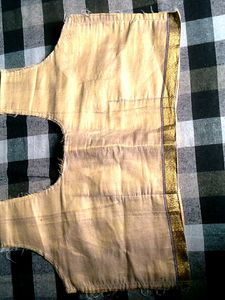 Golden Ethnic Blouse unfinished