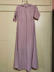 pink lavender gown