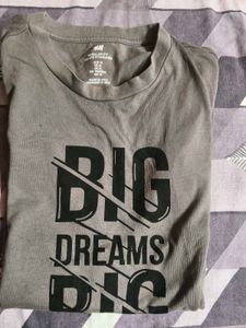 H&amp;M oversized grey tshirt