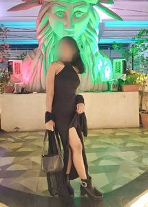 Chic Black High-Slit Maxi Dress